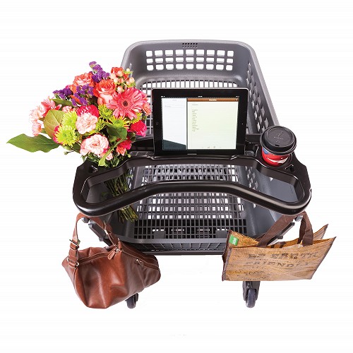 Top view of a Bemis cart.