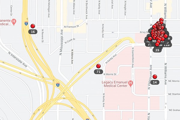 CartTrac map example